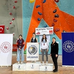 Öğrencimiz Nazdar AYATA Spor Tırmanış Büyük Kadınlar Lider Kategorisinde Türkiye Üçüncüsü Oldu