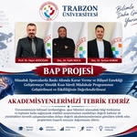 Akademisyenlerimizi Tebrik Ederiz